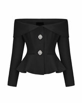 Blaire Top: Black Top for Date Night | Nana Jacqueline