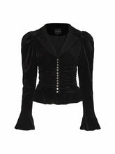 Josie Velvet Top: Black Top for Cocktail Party | Nana Jacqueline