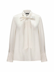 Louisa Top: White Satin Top for Brunch | Nana Jacqueline