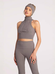 Morgan Top: Grey Knit Top for Brunch | Nana Jacqueline