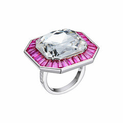 Teresa Ring: Pink Ring for Cocktail Party | Nana Jacqueline