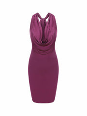 Jennifer Dress: Purple Mini Dress for Cocktail Party | Nana Jacqueline