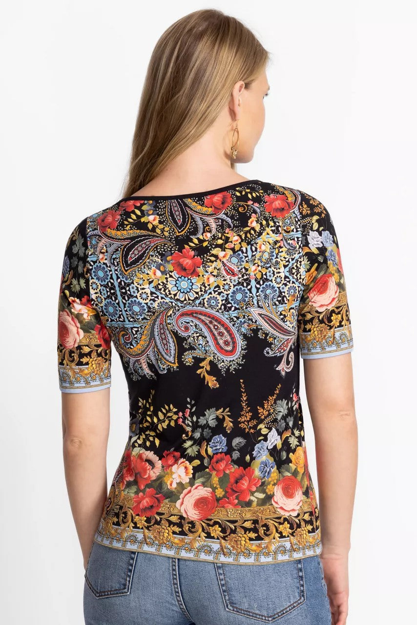 Johnny Was THE JANIE FAVORITE BOAT NECK TEE