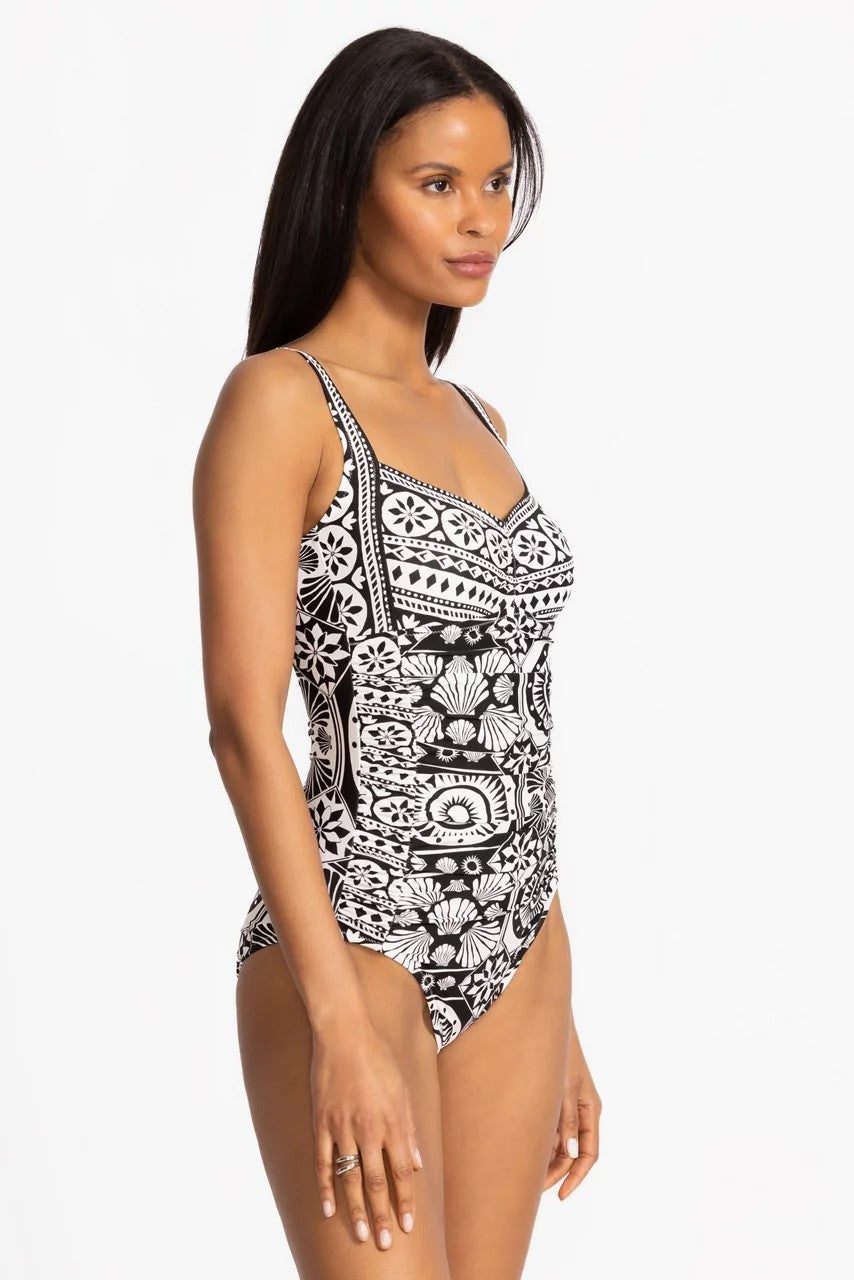 Johnny Was MARYSOL SWEETHEART RUCHED ONE PIECE