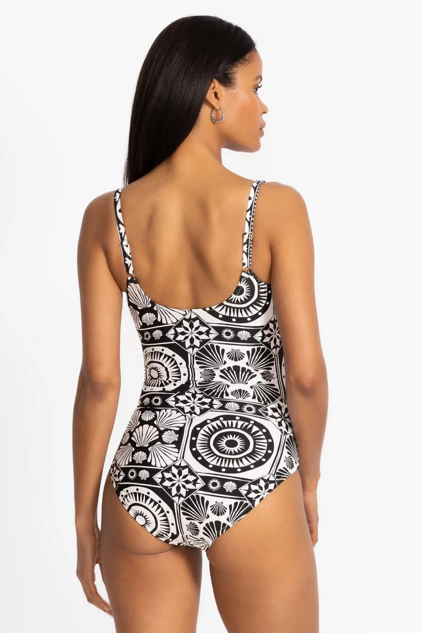 Johnny Was MARYSOL SWEETHEART RUCHED ONE PIECE