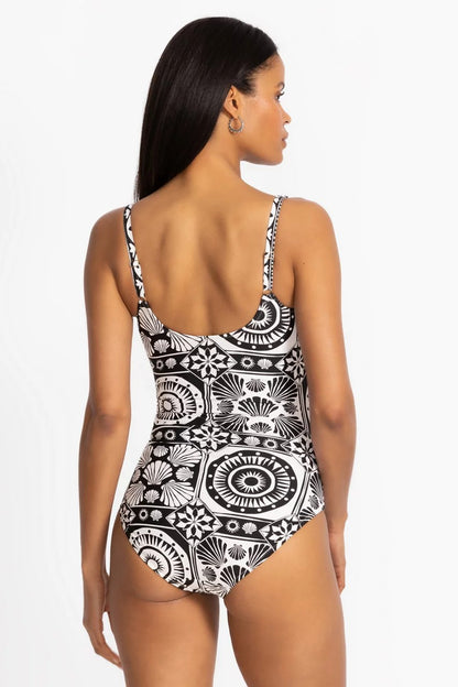 Johnny Was MARYSOL SWEETHEART RUCHED ONE PIECE