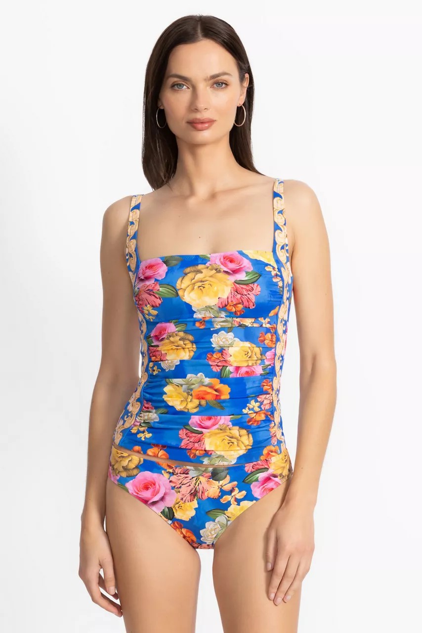 Johnny Was PAULINE RUCHED TANKINI
