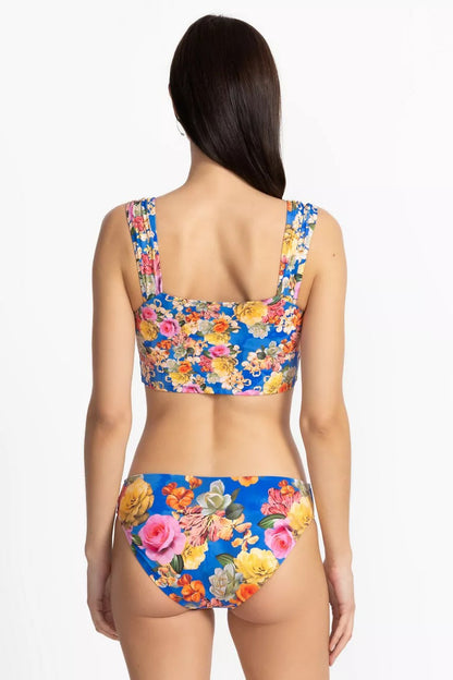 Johnny Was PAULINE RUCHED CROP BIKINI TOP
