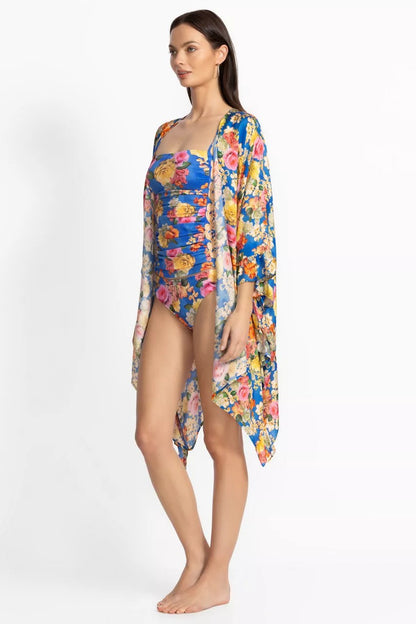 Johnny Was PAULINE SHORT RUFFLE KIMONO