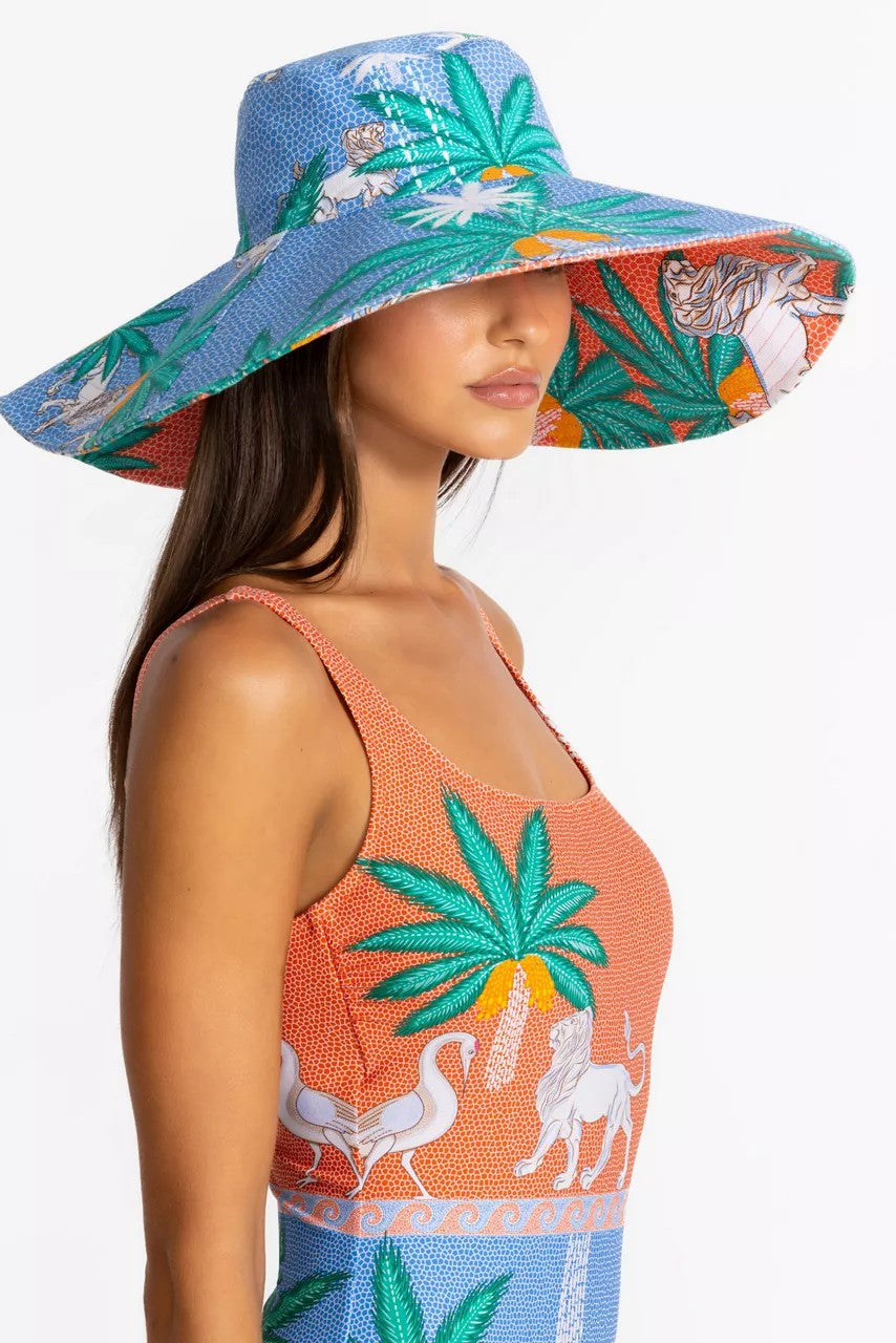 Johnny Was JW X PAOLITA REVERSIBLE BEACH HAT