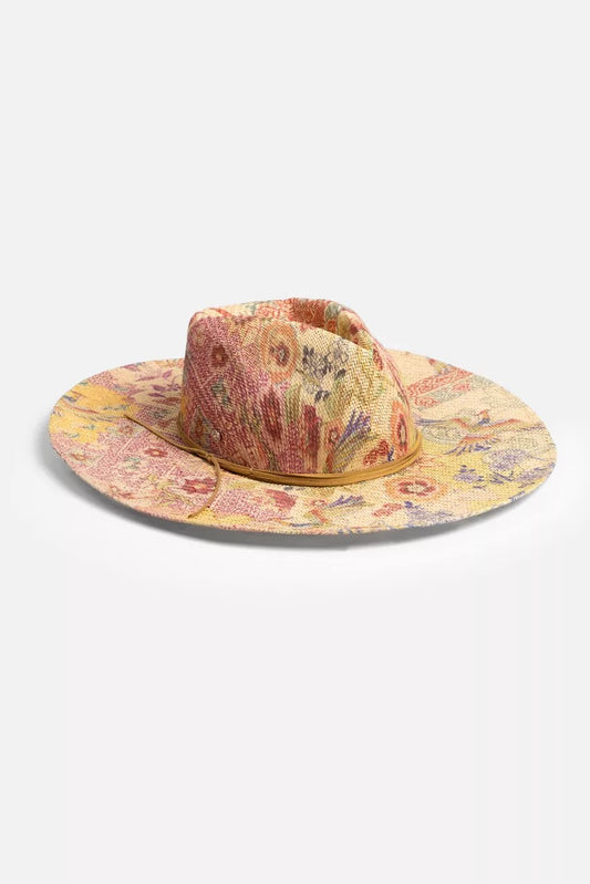 Johnny Was PAULA PRINTED BEACH HAT