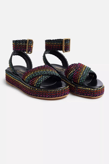 Johnny Was RAFFIA SANDAL
