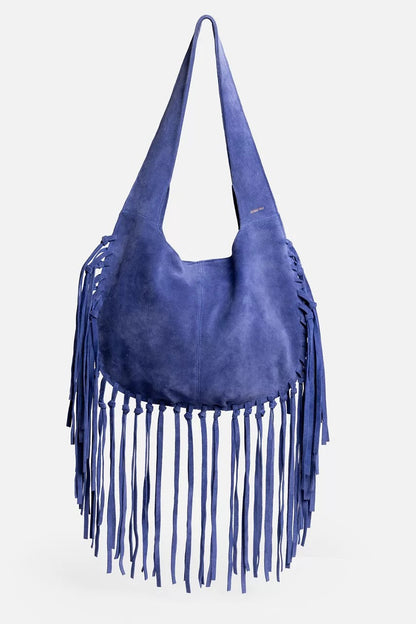Johnny Was WESTERN ITALIAN SUEDE FRINGE BAG