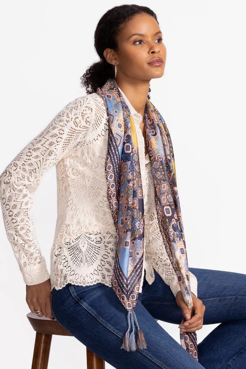 Johnny Was POMONA SILK SCARF