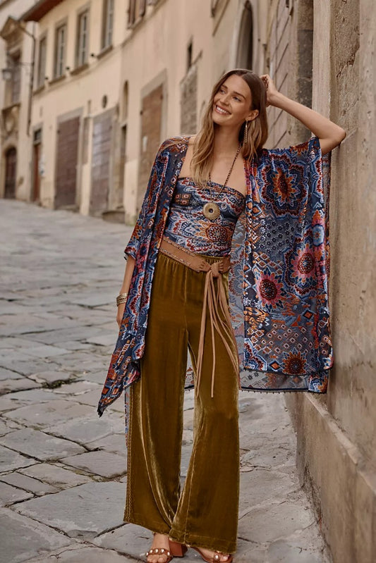 Johnny Was BURNOUT VELVET SHAWL