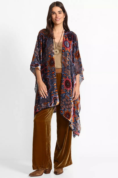 Johnny Was BURNOUT VELVET SHAWL