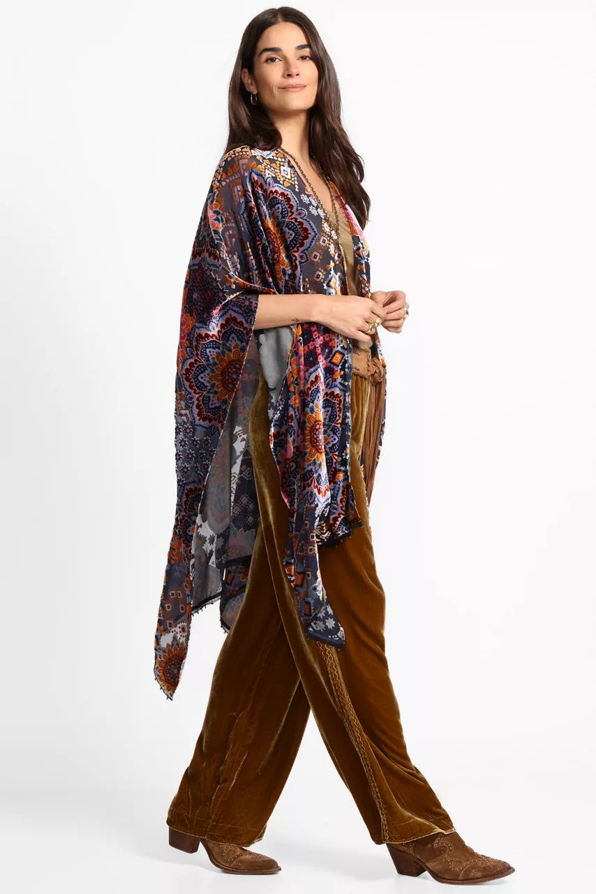 Johnny Was BURNOUT VELVET SHAWL