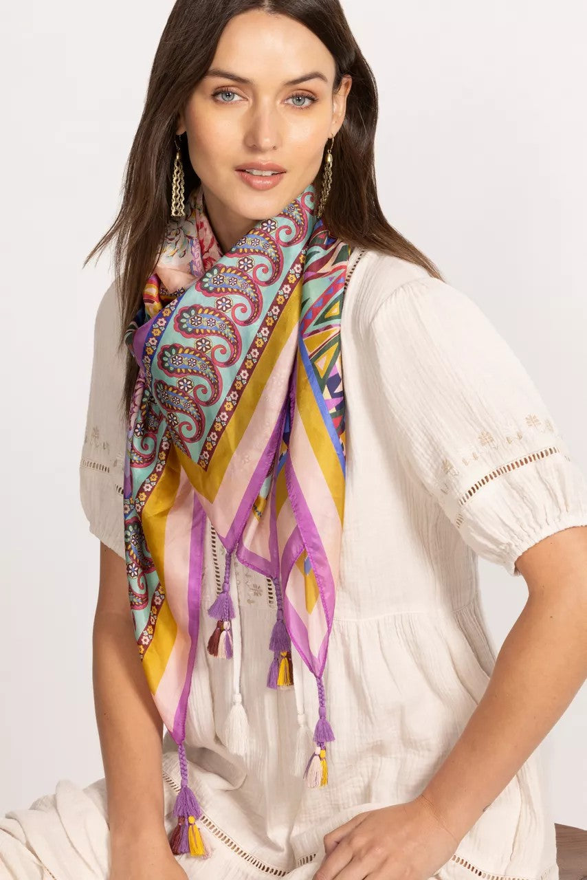 Johnny Was MAGALY SILK SCARF