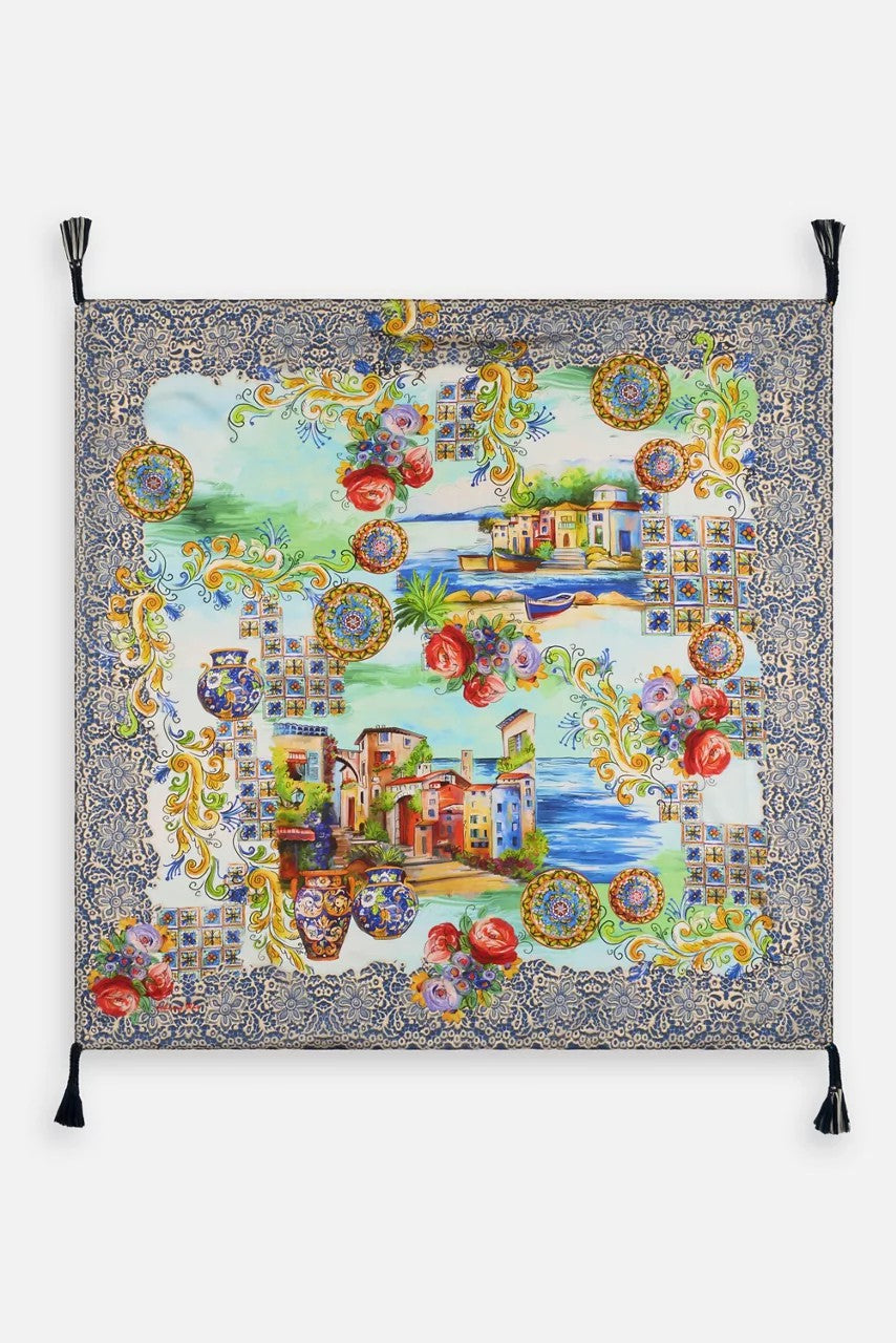 Johnny Was CHRISTY SILK SCARF