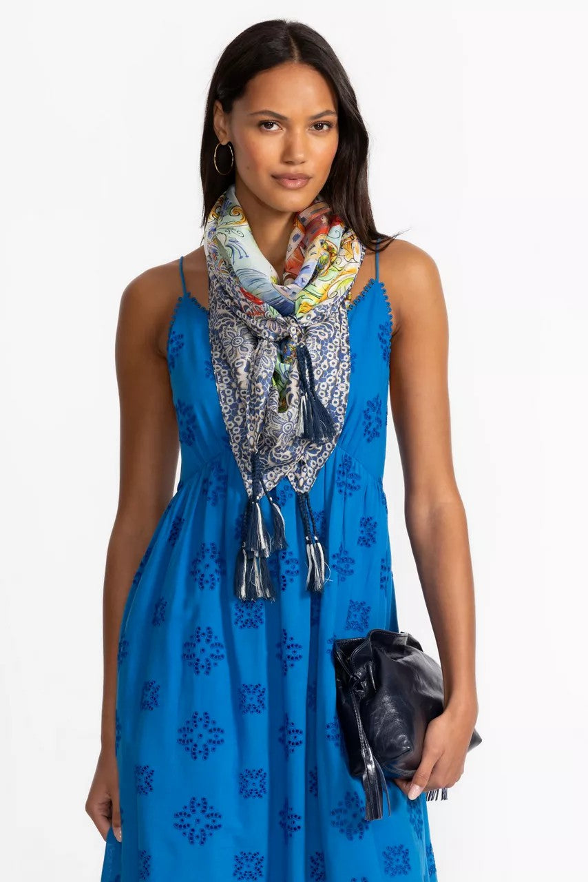Johnny Was CHRISTY SILK SCARF