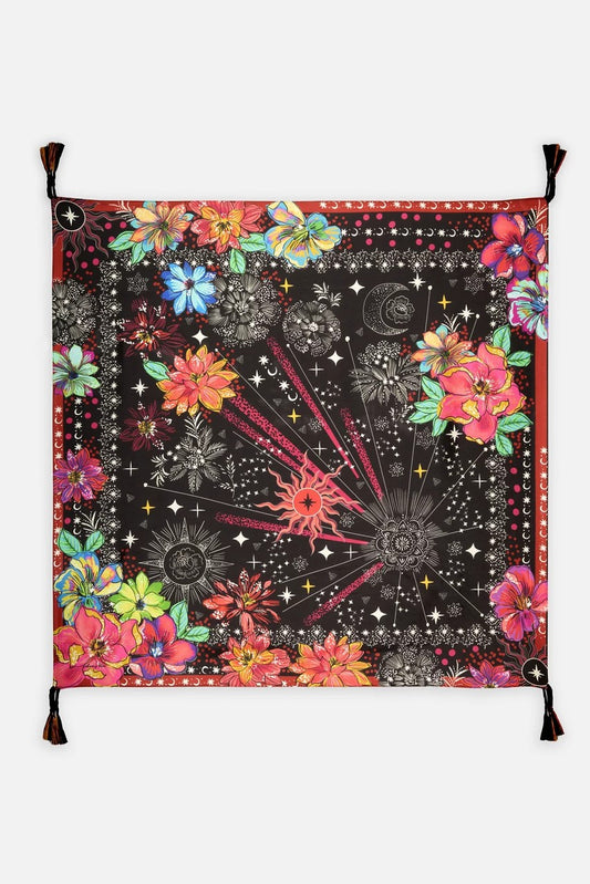 Johnny Was STARRY NIGHT SILK SCARF