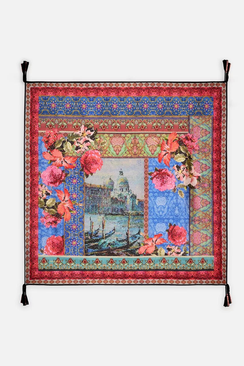 Johnny Was GRAND CANEL SILK SCARF