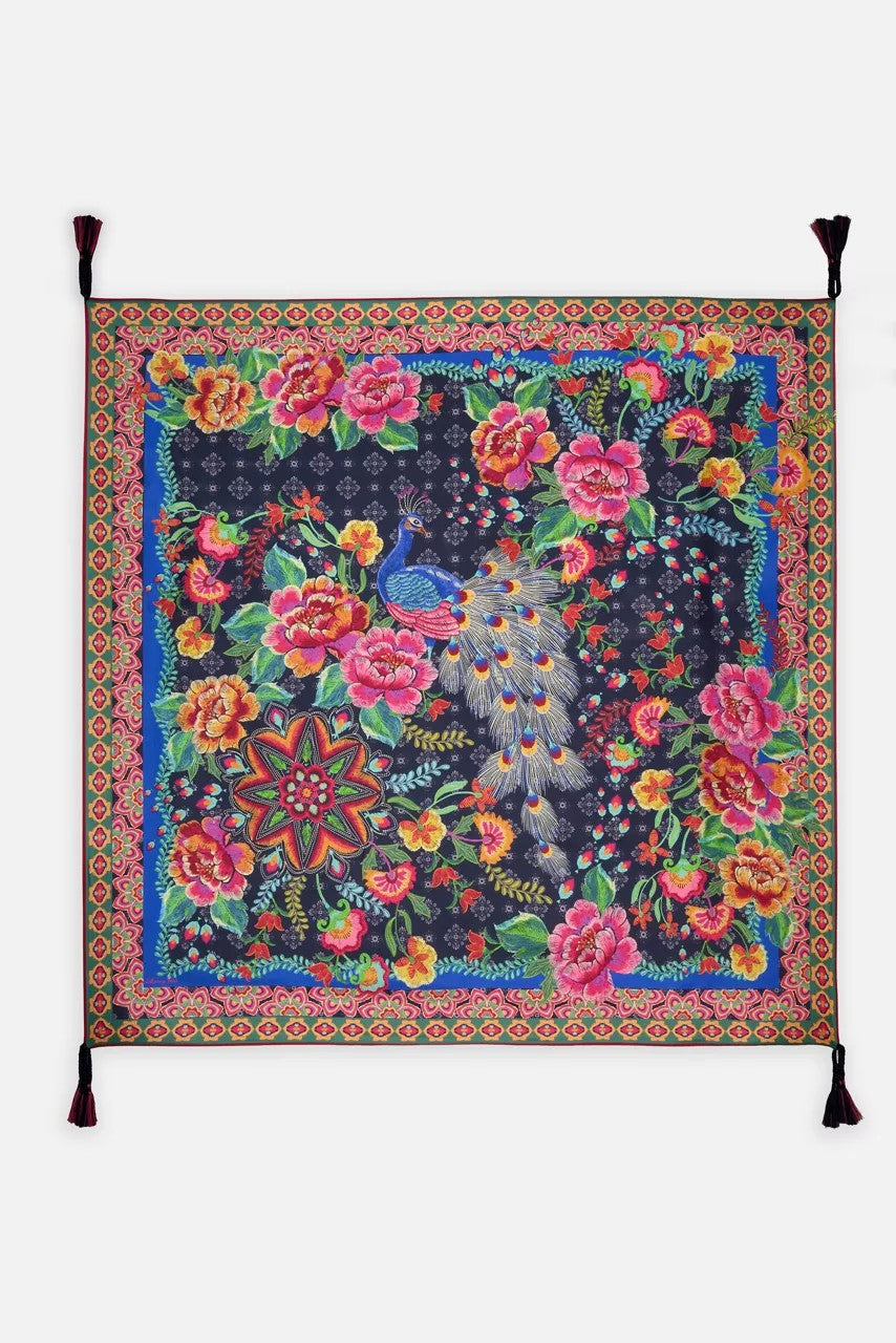 Johnny Was DARNAHTA SILK SCARF