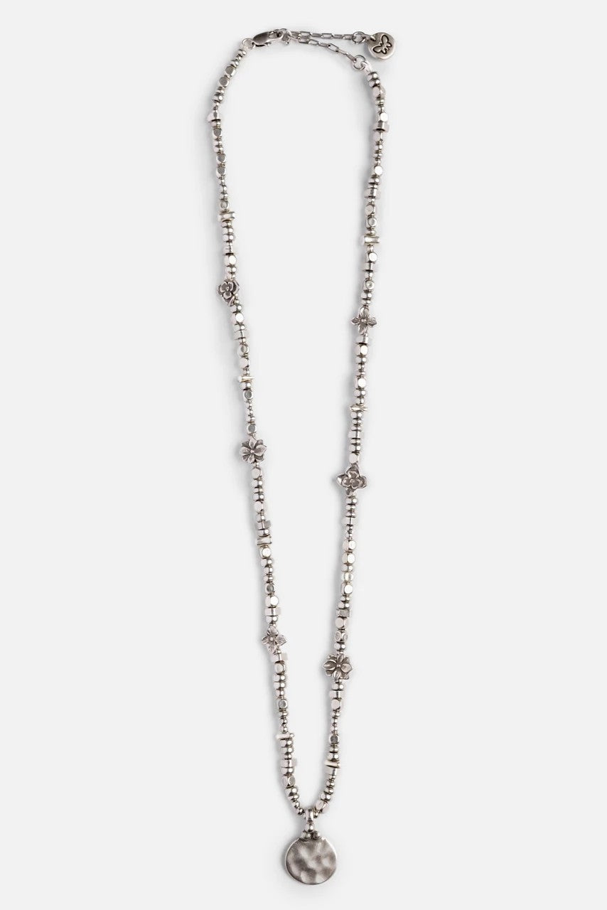 Johnny Was MIXED BEADED PENDANT NECKLACE