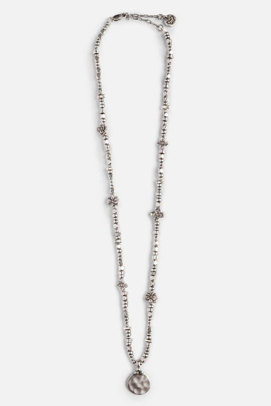 Johnny Was MIXED BEADED PENDANT NECKLACE