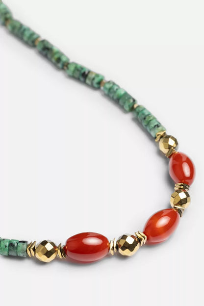 Johnny Was AWAY WE GO BEADED NECKLACE