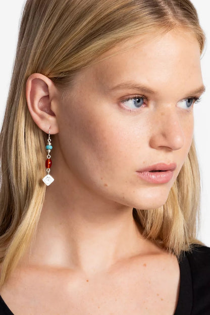 Johnny Was COOL SUMMER DANGLE EARRINGS