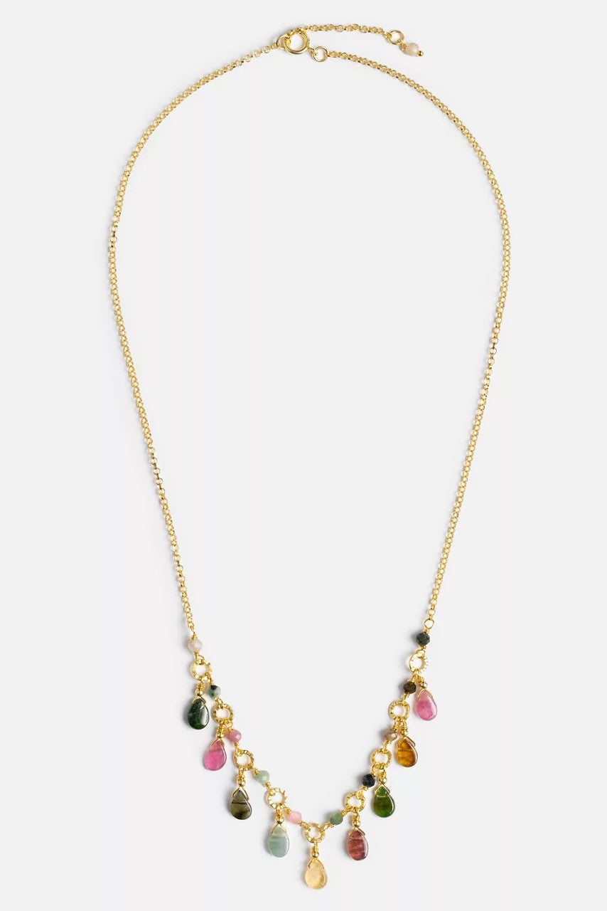 Johnny Was COLORFUL ARRAY WATERFALL NECKLACE