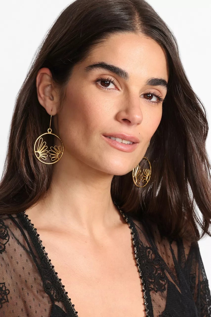 Johnny Was IN FOCUS FLOWER EARRINGS