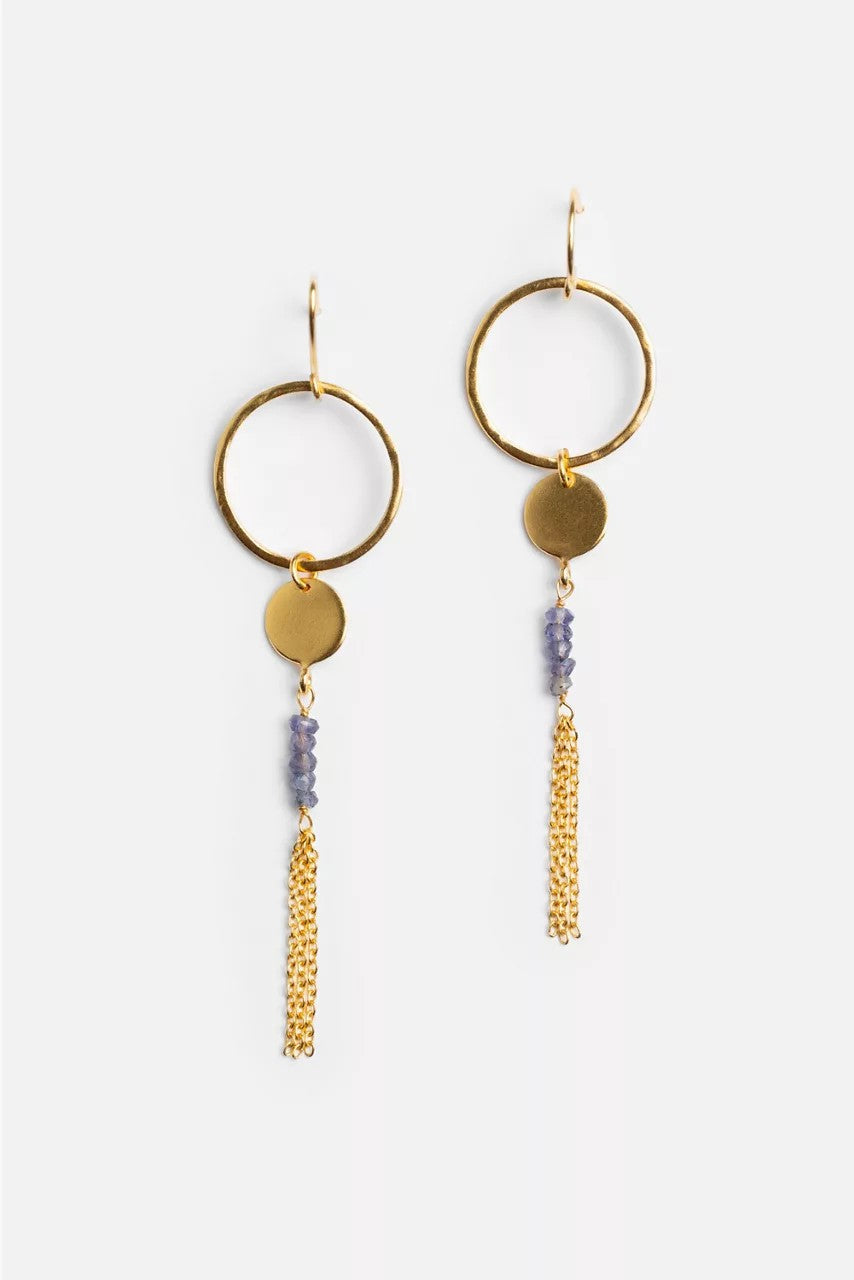 Johnny Was DREAMSCAPE IOLITE DANGLE EARRINGS