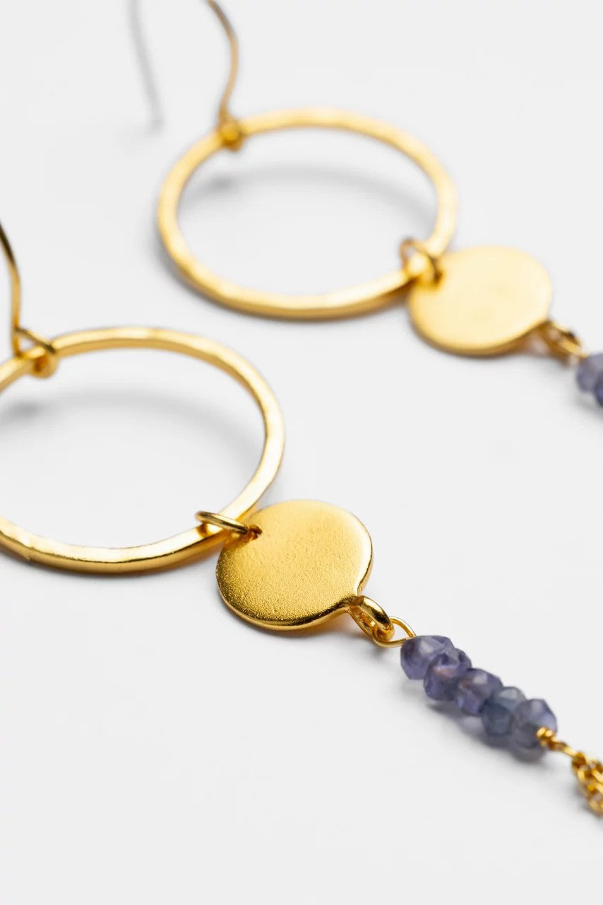 Johnny Was DREAMSCAPE IOLITE DANGLE EARRINGS