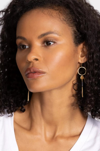 Johnny Was DREAMSCAPE IOLITE DANGLE EARRINGS