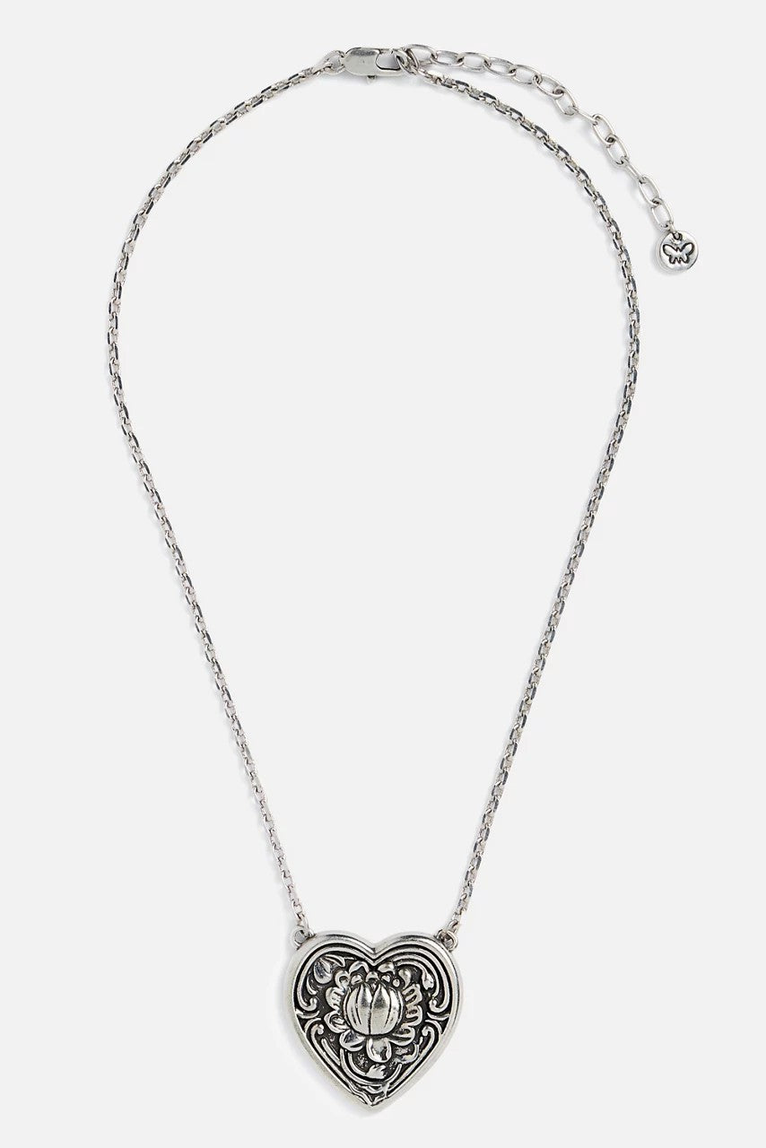 Johnny Was ANTIQUE HEART PENDANT NECKLACE