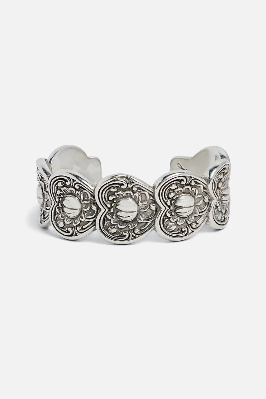Johnny Was ANTIQUE HEART CUFF BRACELET