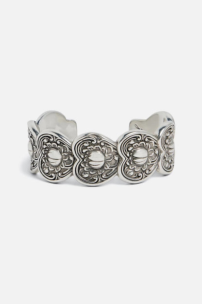 Johnny Was ANTIQUE HEART CUFF BRACELET