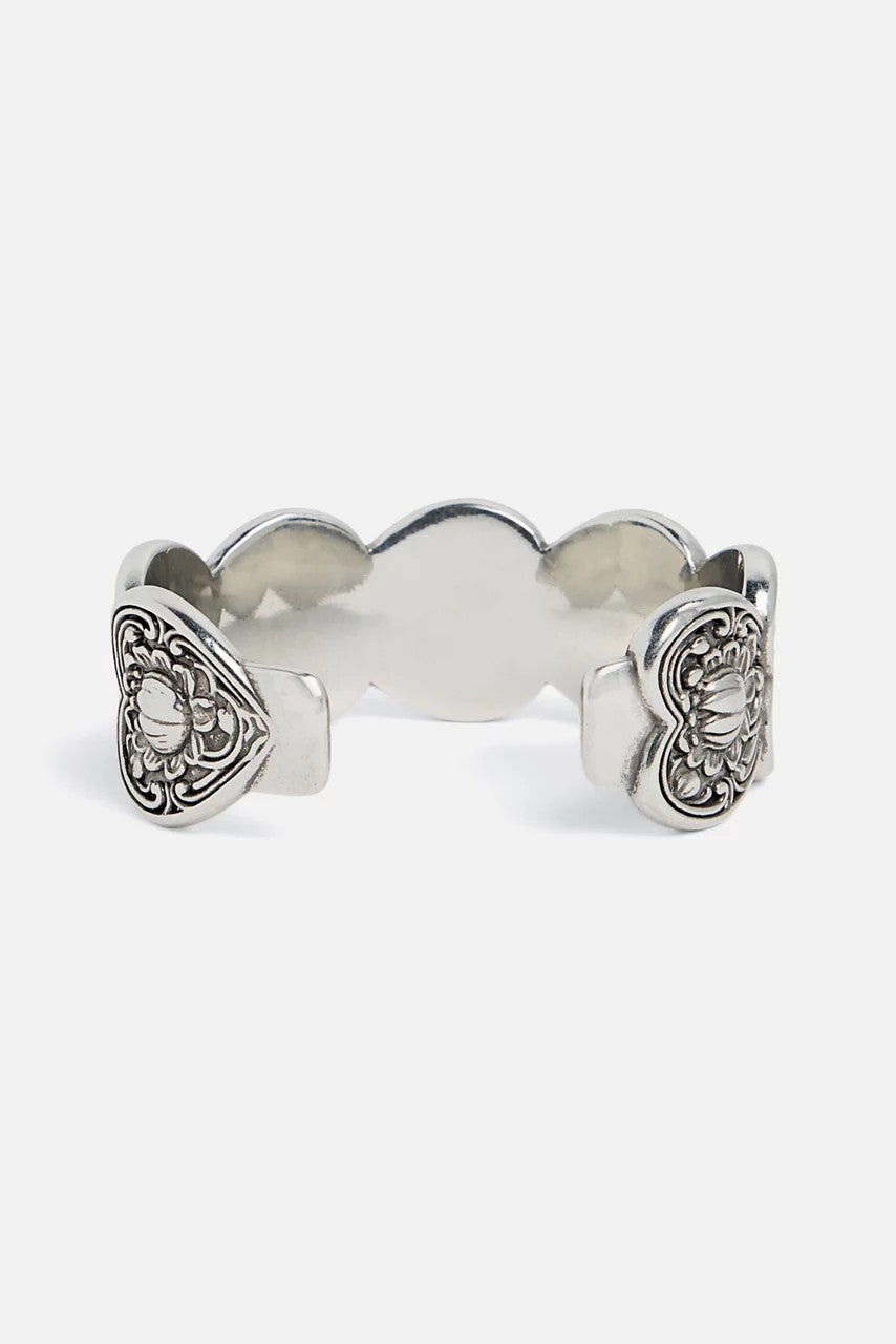 Johnny Was ANTIQUE HEART CUFF BRACELET