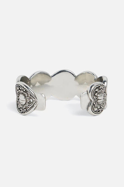 Johnny Was ANTIQUE HEART CUFF BRACELET