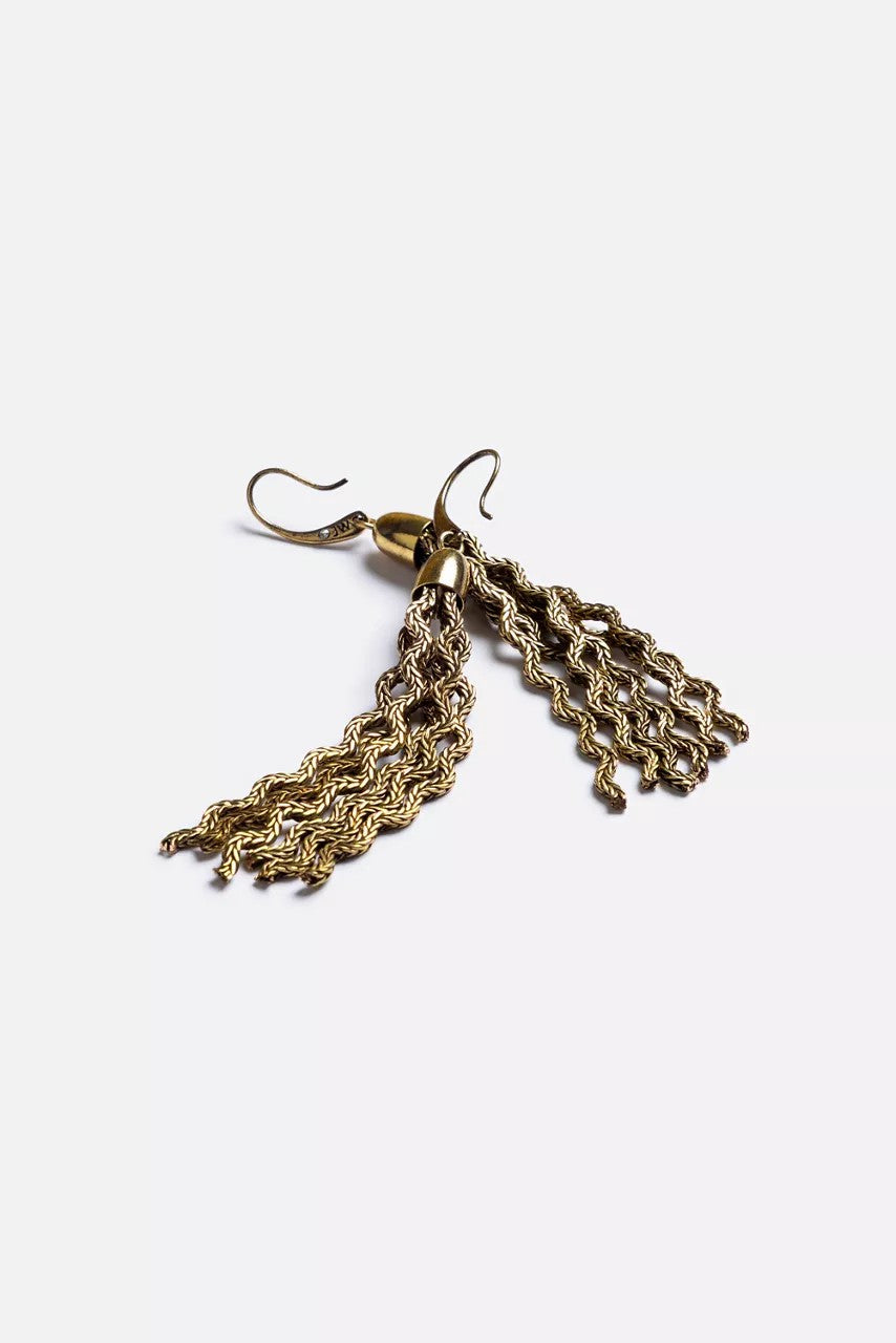 Johnny Was RIC RAC TRIPLE STRAND DROP EARRINGS
