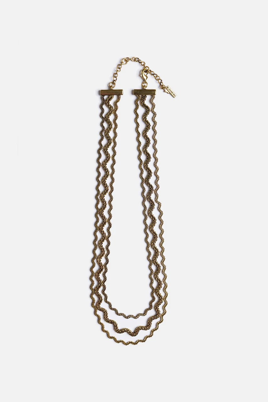 Johnny Was RIC RAC TRIPLE STRAND NECKLACE
