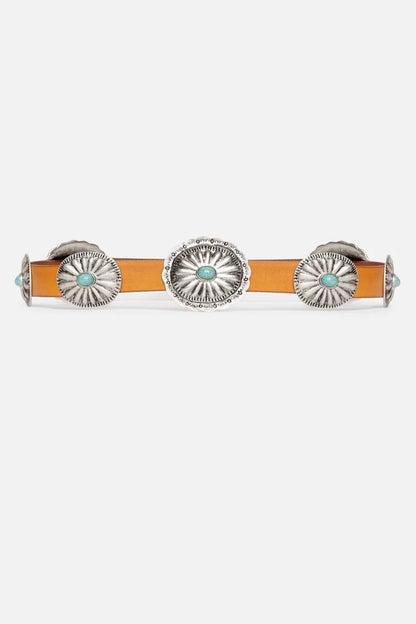 Johnny Was PETALO ITALIAN LEATHER CONCH BELT