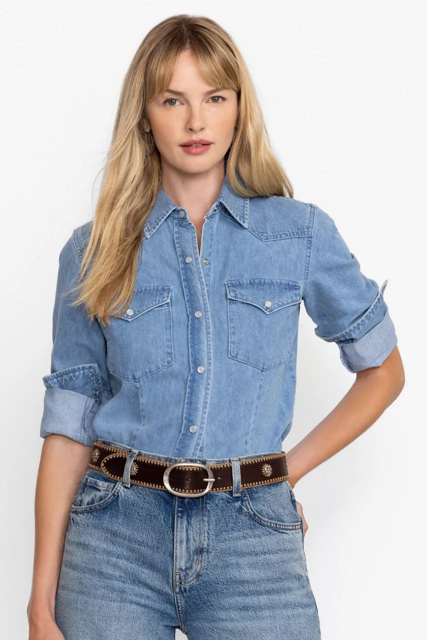 Johnny Was STELLA ITALIAN LEATHER BELT