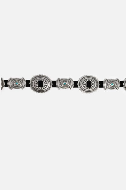 Johnny Was Sole Italian Leather Conch Belt