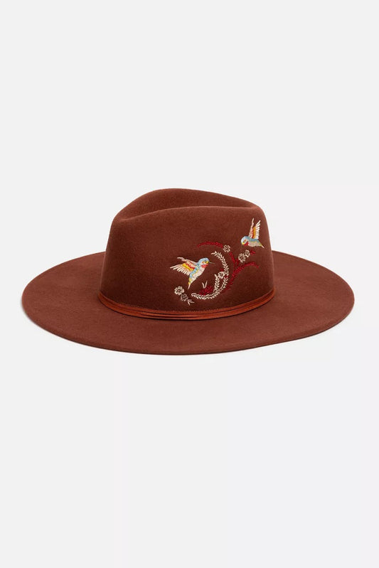 Johnny Was HUMMINGBIRD FEATHER HAT