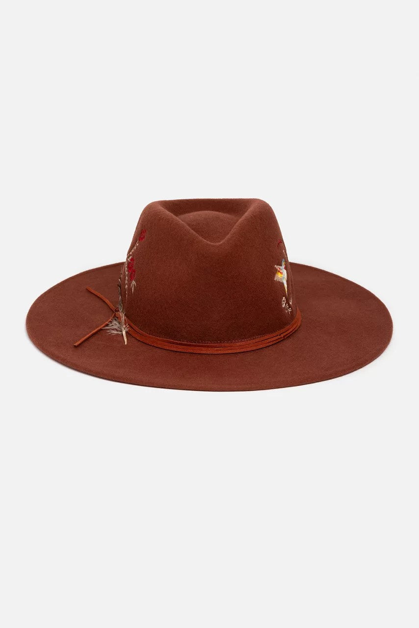 Johnny Was HUMMINGBIRD FEATHER HAT