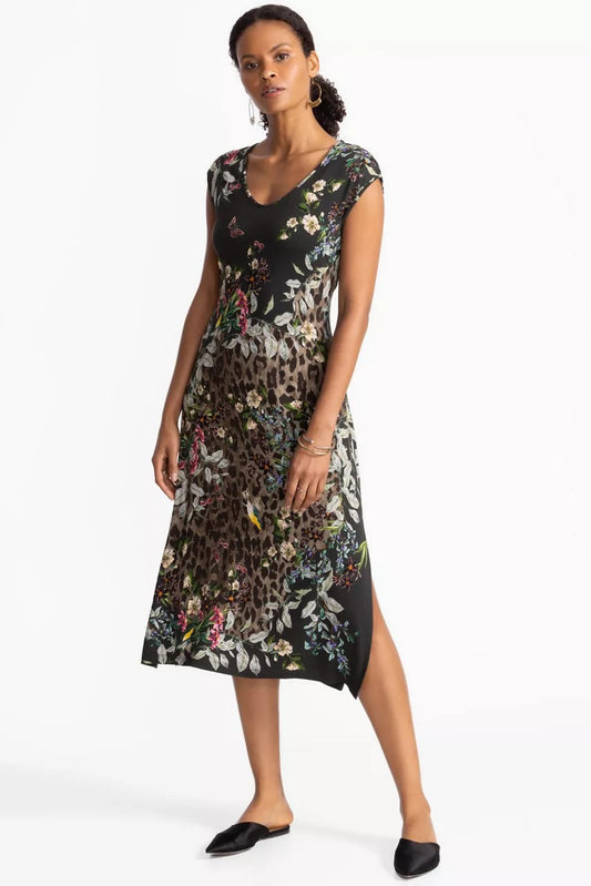Johnny Was THE JANIE FAVORITE HIGH SLIT KNIT DRESS