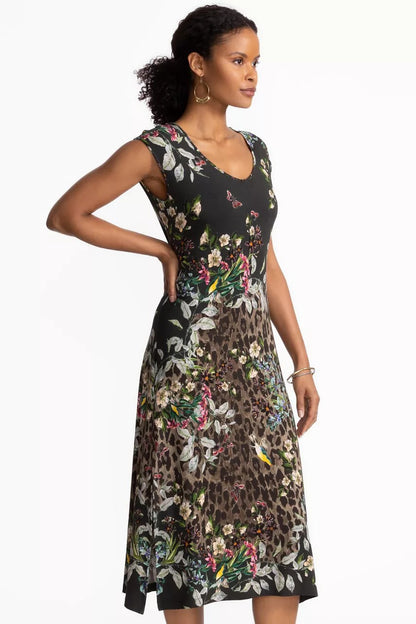 Johnny Was THE JANIE FAVORITE HIGH SLIT KNIT DRESS
